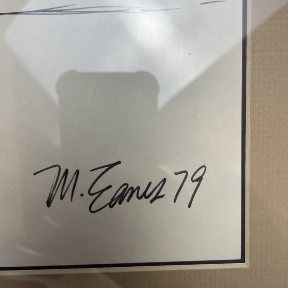 Violinist Musician Pencil Drawing Artist Signed Mark Eanes 1979 Wood Frame 17x21 - Picture 3 of 7